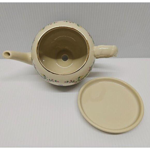 Lenox Spice Garden Collection Teapot Flower Pot Planter and Underplate 1995 - Picture 5 of 7